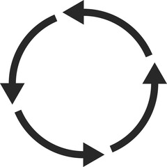 Arrow flat web icon concept