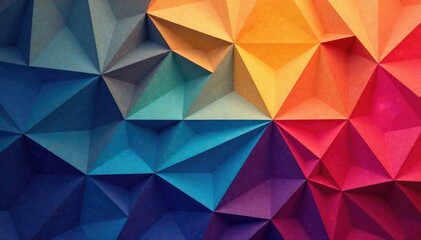 Obraz premium Abstract geometric shapes form a complex, repeating background , decorative, colorful, surface