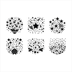 Patriotic Confetti Vector Illustration for National Celebration Design