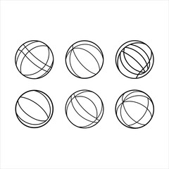 Medicine Ball Icon Vector &ndash; Fitness, Workout & Gym Training Symbol