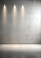 Concrete Space: Empty Room with Clean Lines