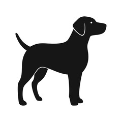 dog silhouette vector