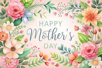 happy mothers day, Happy Easter greeting holiday, Best Mom ever greeting card
