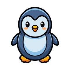 Obraz premium penguin on white background