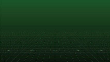Futuristic perspective wireframe blueprint. Vector grid background for technical, architectural, or digital design projects