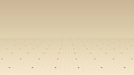 Abstract perspective grid background. Vector wireframe blueprint design for architecture, technology, or sci-fi visualization