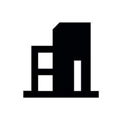 vector illustration of a black font letter