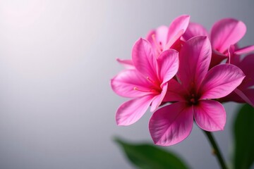 Fototapeta premium Delicate fuchsia flower clusters, repeating motif , floral design, bloom