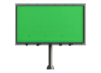 billboard with green screen