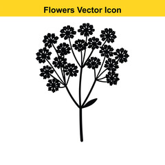 Fototapeta premium Abstract floral vector illustration and decorative patterns.