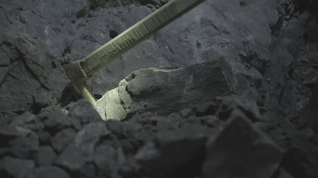 Coal mine digging.