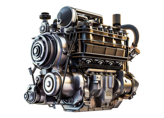 Fototapeta premium digital boat engine