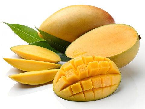 Hyper-Realistic Chaunsa Mangoes &ndash; Juicy Yellow Tropical Fruit