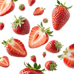strawberry isolated on transparent background