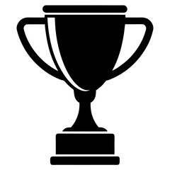 sports trophy line art vector 
