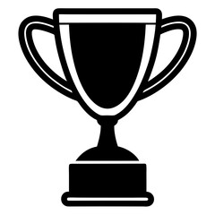 sports trophy line art vector 