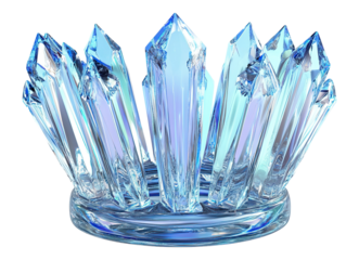 beautiful ice crown