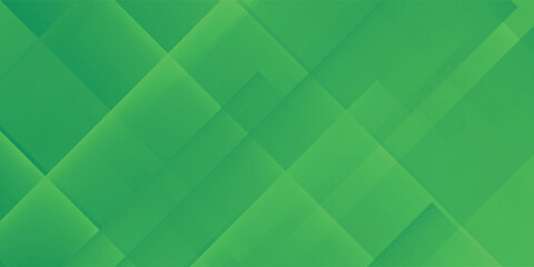 Green abstract background with geometric shapes gradient color for presentation design. Suit for business, corporate, institution, conference, party