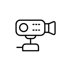 video camera icon vector