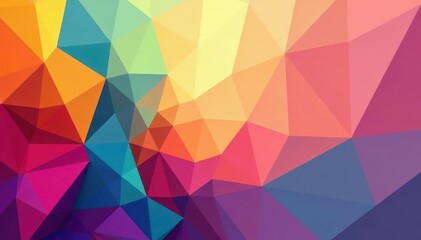 Obraz premium Geometric abstract shapes, vibrant color blocks, contemporary, pattern, backdrop