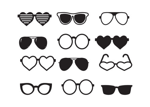 Eye Gluss vector, Eye Gluss clipart, Eye Gluss silhouette