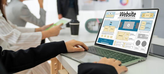 Website design software provide snugly template for online retail business and e-commerce