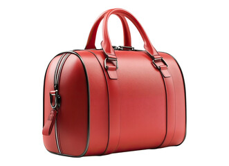 red travel bag