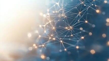 Naklejka premium complex illustration of network and team connecting together in an array for business 