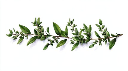Obraz premium Beautiful high quality realistic photo of a branch of olive isolated on a white background illustrating its features