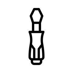 screwdriver line icon