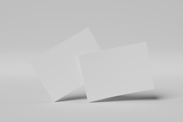 Blank color landscape mockup certificate