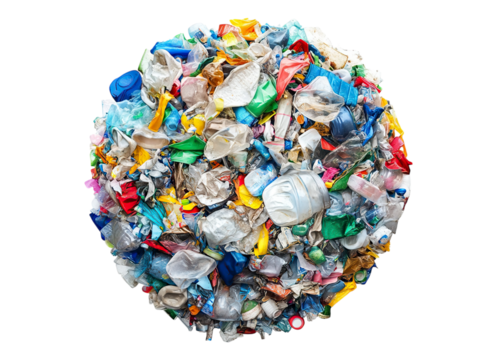 waste plastic trash