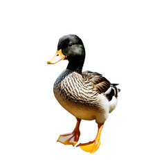 Obraz premium little duck isolated on transparent background