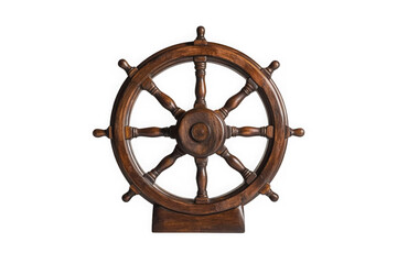 Obraz premium Steering wheel isolated on transparent background.