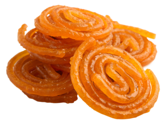 jalebi isolated on transparent background