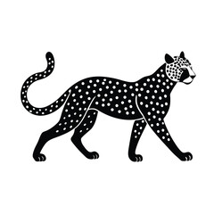 Fototapeta premium leopard vector illustration