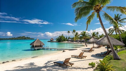Luxury beach resort vacation in bora bora french polynesia travel destination paradise island getaway dream 100
