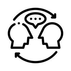 empathy line icon