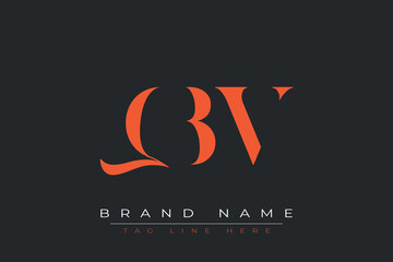 QBV abstract letter logo design. This logo is designed by three abstract letters.
