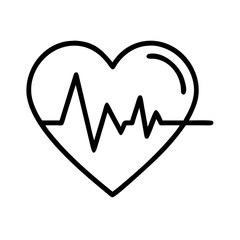 Heart EKG Icon