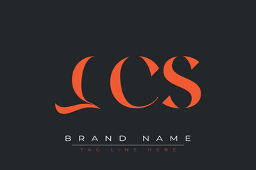 QCS abstract letter logo design. This logo is designed by three abstract letters.