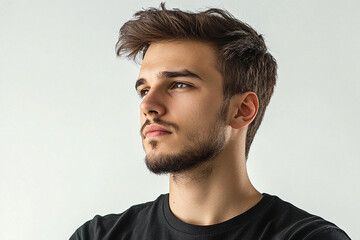 Fototapeta premium portrait of a young handsome man
