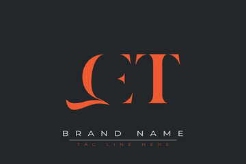 QET abstract letter logo design. This logo is designed by three abstract letters.