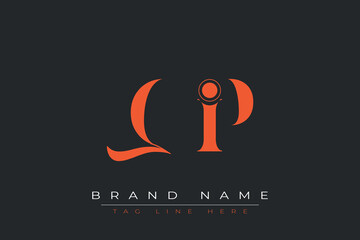 QIP abstract letter logo design. This logo is designed by three abstract letters.