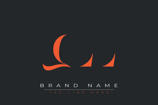 QLL abstract letter logo design. This logo is designed by three abstract letters.