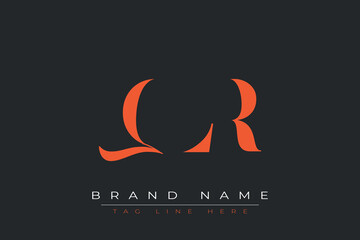 QLR abstract letter logo design. This logo is designed by three abstract letters.