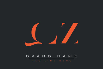 QLZ abstract letter logo design. This logo is designed by three abstract letters.