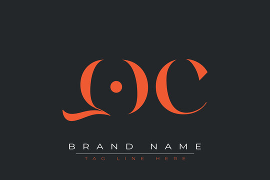 QOC abstract letter logo design. This logo is designed by three abstract letters.