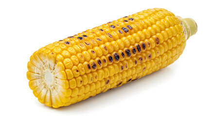 Delicious Brazilian Green Corn (Grilled Corn on the Cob) with Roasted and Smoked Kernels and Vibrant Flavor