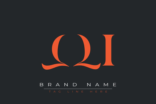 QQI abstract letter logo design. This logo is designed by three abstract letters.